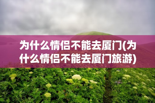 为什么情侣不能去厦门(为什么情侣不能去厦门旅游)