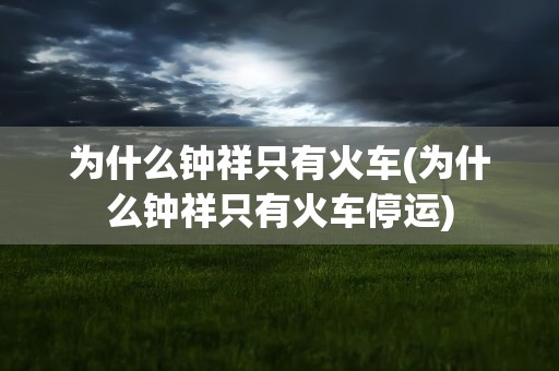 为什么钟祥只有火车(为什么钟祥只有火车停运)
