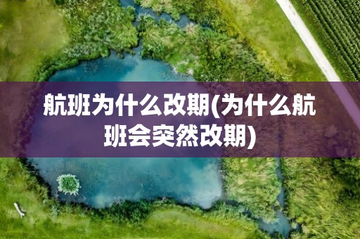 航班为什么改期(为什么航班会突然改期)