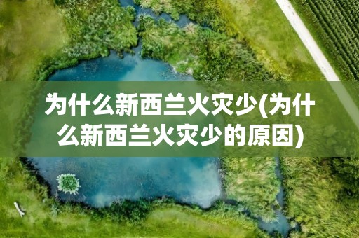 为什么新西兰火灾少(为什么新西兰火灾少的原因)