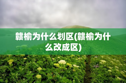 赣榆为什么划区(赣榆为什么改成区)