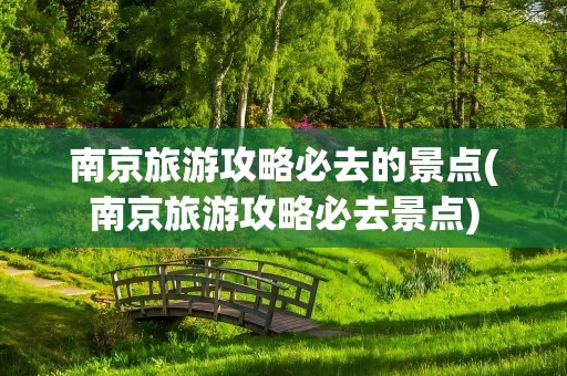 南京旅游攻略必去的景点(南京旅游攻略必去景点)