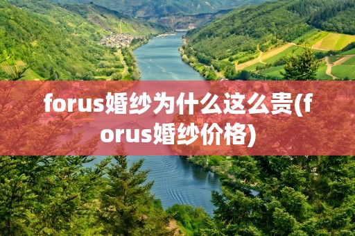 forus婚纱为什么这么贵(forus婚纱价格)