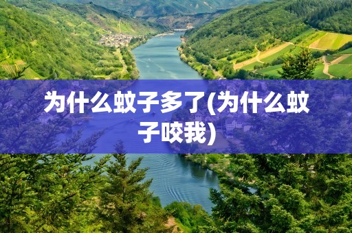 为什么蚊子多了(为什么蚊子咬我)