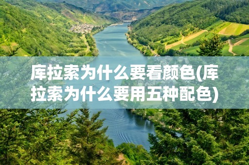 库拉索为什么要看颜色(库拉索为什么要用五种配色)