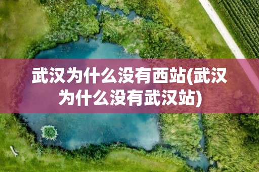 武汉为什么没有西站(武汉为什么没有武汉站)