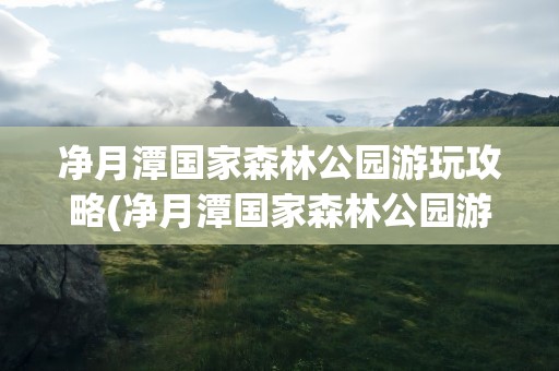 净月潭国家森林公园游玩攻略(净月潭国家森林公园游玩路线)