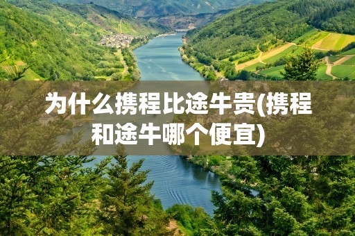 为什么携程比途牛贵(携程和途牛哪个便宜)