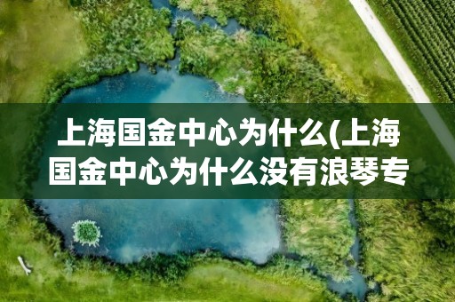 上海国金中心为什么(上海国金中心为什么没有浪琴专柜)