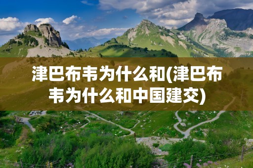 津巴布韦为什么和(津巴布韦为什么和中国建交)
