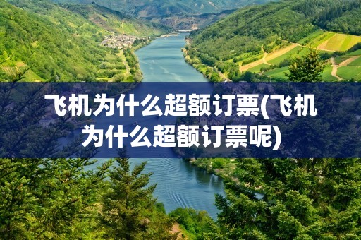 飞机为什么超额订票(飞机为什么超额订票呢)