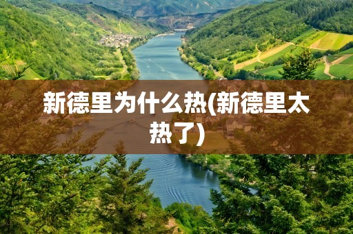 新德里为什么热(新德里太热了)
