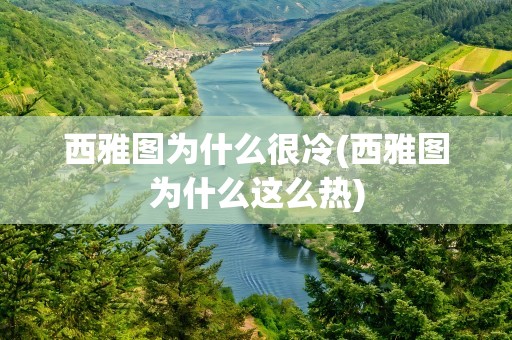 西雅图为什么很冷(西雅图为什么这么热)
