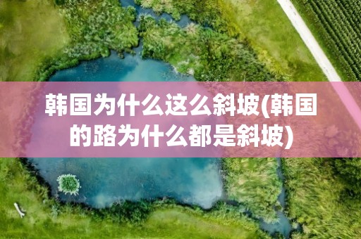 韩国为什么这么斜坡(韩国的路为什么都是斜坡)