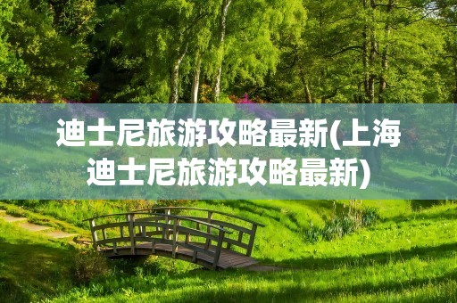 迪士尼旅游攻略最新(上海迪士尼旅游攻略最新)