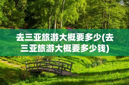 去三亚旅游大概要多少(去三亚旅游大概要多少钱)