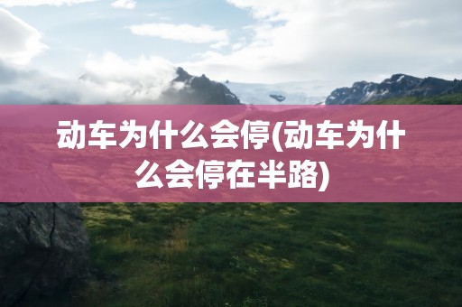动车为什么会停(动车为什么会停在半路)