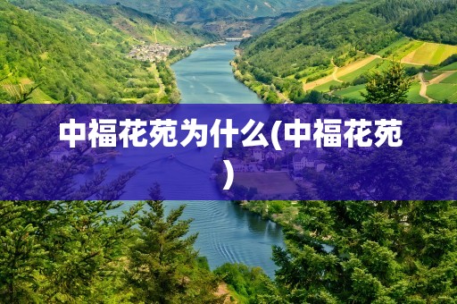 中福花苑为什么(中福花苑)