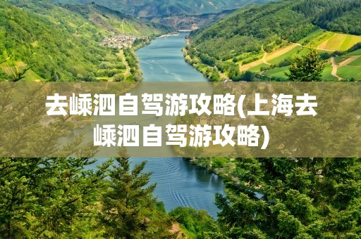 去嵊泗自驾游攻略(上海去嵊泗自驾游攻略)