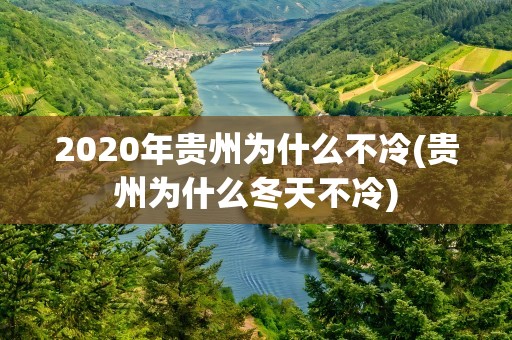 2020年贵州为什么不冷(贵州为什么冬天不冷)