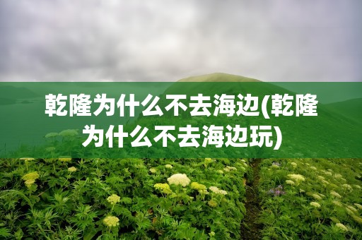 乾隆为什么不去海边(乾隆为什么不去海边玩)