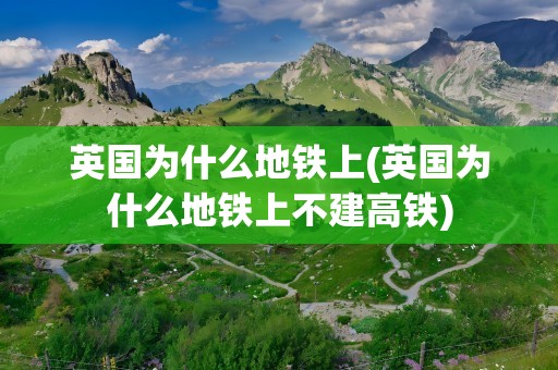 英国为什么地铁上(英国为什么地铁上不建高铁)