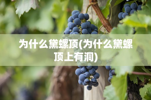 为什么黛螺顶(为什么黛螺顶上有洞)
