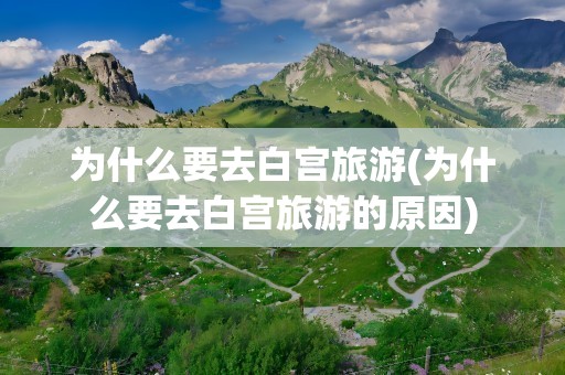 为什么要去白宫旅游(为什么要去白宫旅游的原因)