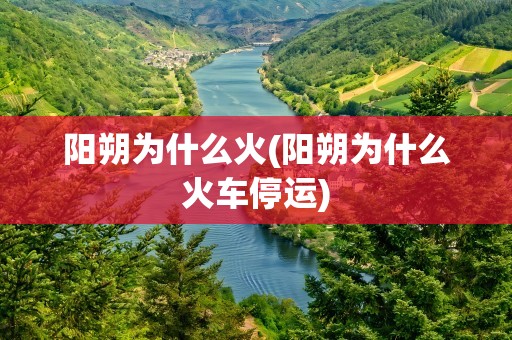 阳朔为什么火(阳朔为什么火车停运)