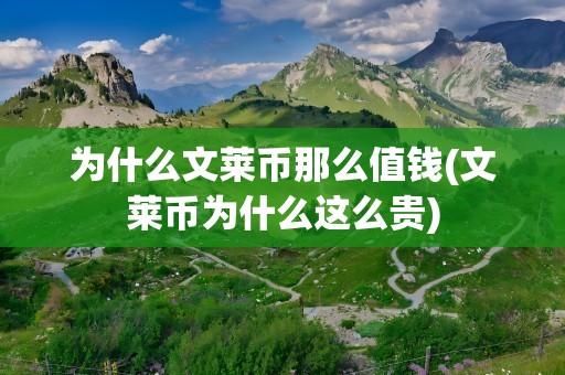 为什么文莱币那么值钱(文莱币为什么这么贵)