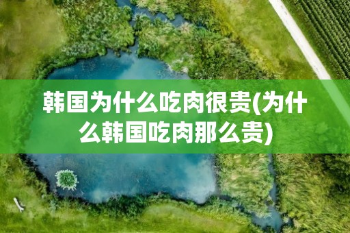 韩国为什么吃肉很贵(为什么韩国吃肉那么贵)
