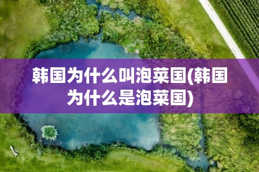 韩国为什么叫泡菜国(韩国为什么是泡菜国)