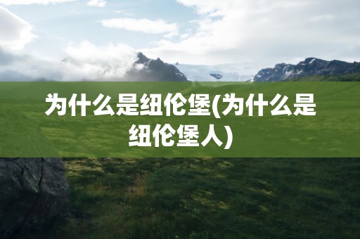 为什么是纽伦堡(为什么是纽伦堡人)