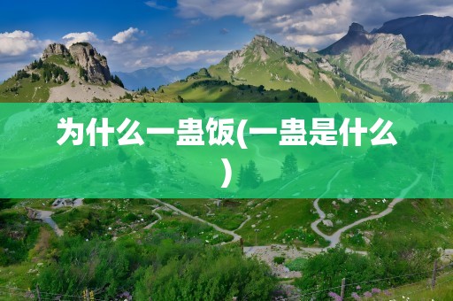 为什么一蛊饭(一蛊是什么)