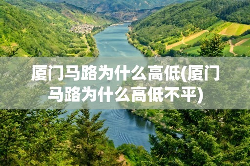 厦门马路为什么高低(厦门马路为什么高低不平)