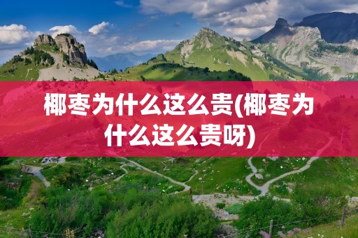 椰枣为什么这么贵(椰枣为什么这么贵呀)