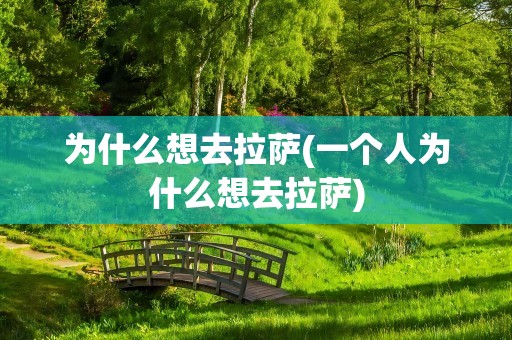 为什么想去拉萨(一个人为什么想去拉萨)