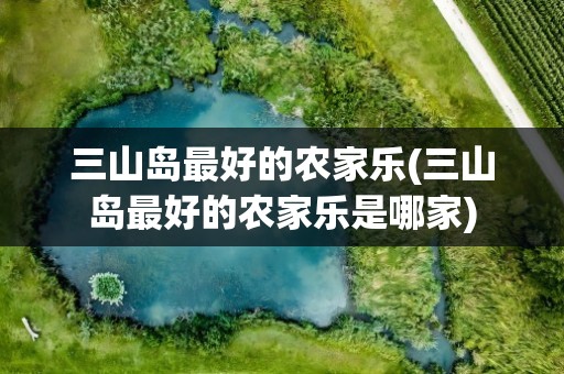三山岛最好的农家乐(三山岛最好的农家乐是哪家)