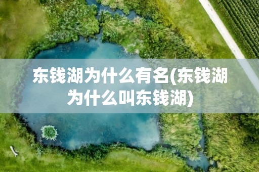 东钱湖为什么有名(东钱湖为什么叫东钱湖)