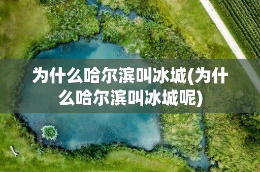 为什么哈尔滨叫冰城(为什么哈尔滨叫冰城呢)