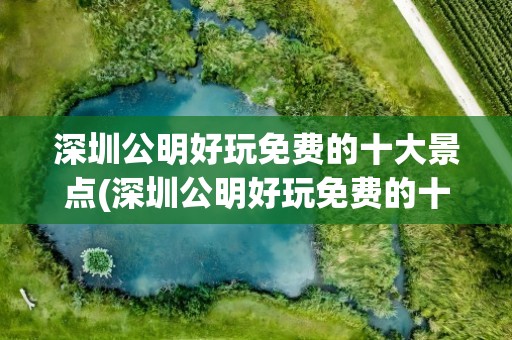 深圳公明好玩免费的十大景点(深圳公明好玩免费的十大景点排名)