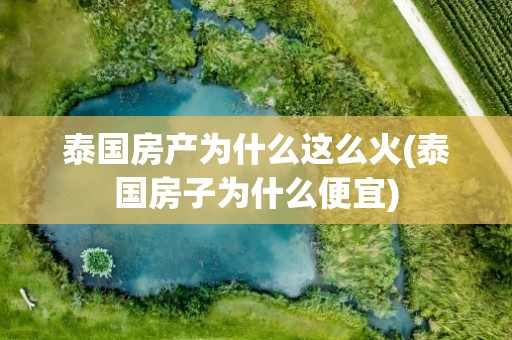 泰国房产为什么这么火(泰国房子为什么便宜)