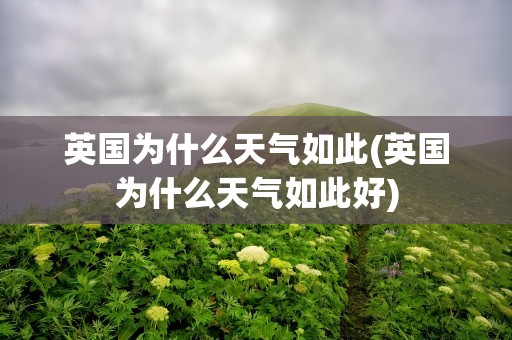 英国为什么天气如此(英国为什么天气如此好)