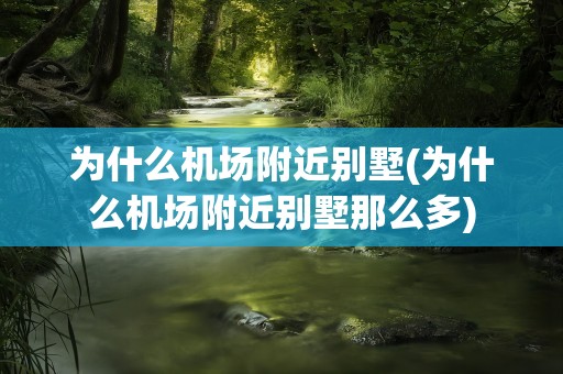 为什么机场附近别墅(为什么机场附近别墅那么多)
