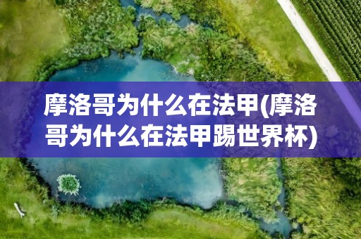 摩洛哥为什么在法甲(摩洛哥为什么在法甲踢世界杯)