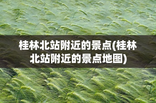 桂林北站附近的景点(桂林北站附近的景点地图)