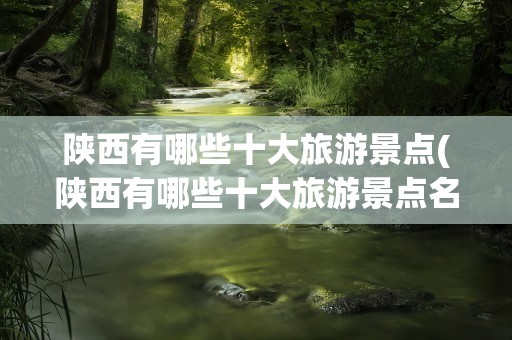 陕西有哪些十大旅游景点(陕西有哪些十大旅游景点名称)