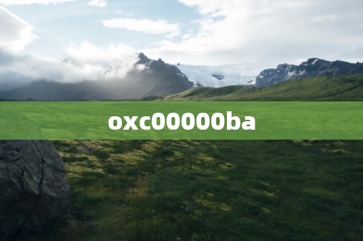 oxc00000ba