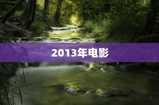 2013年电影