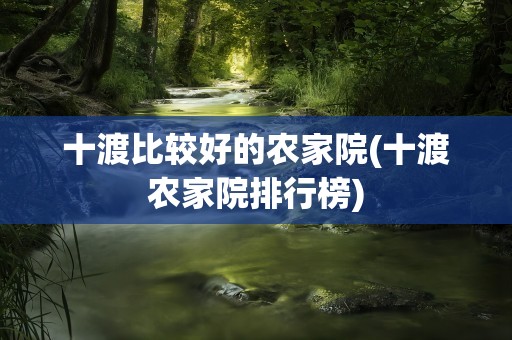 十渡比较好的农家院(十渡农家院排行榜)